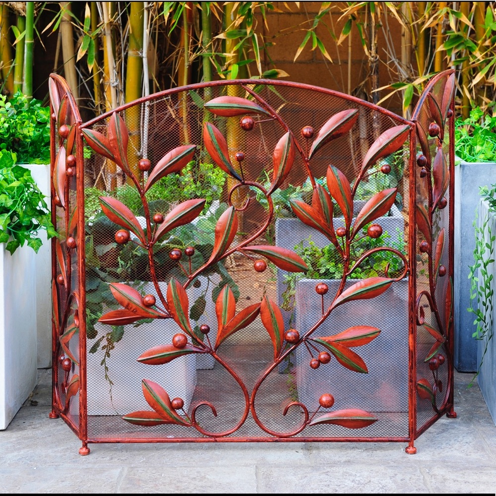 Fireplace screen